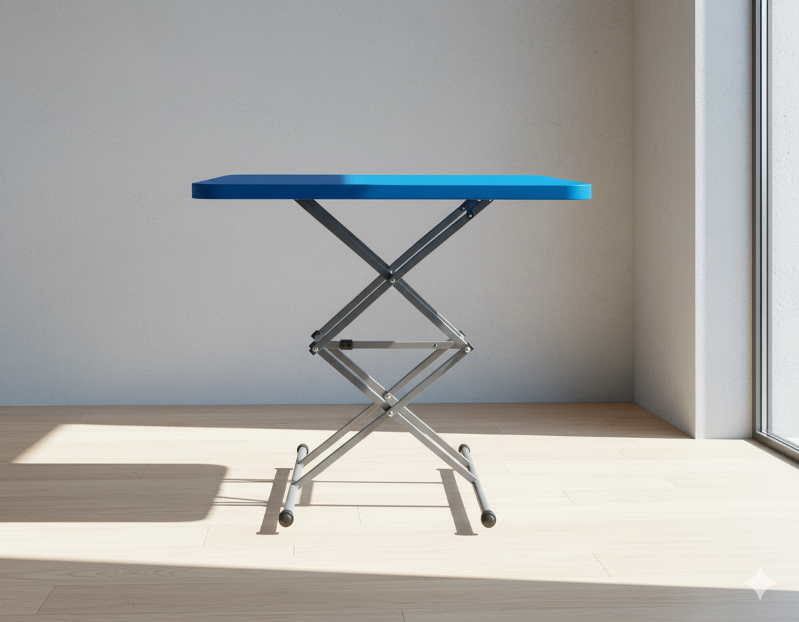 Foldable Height Adjustable Multi-Purpose Study Table – Portable & Space-Saving Desk
