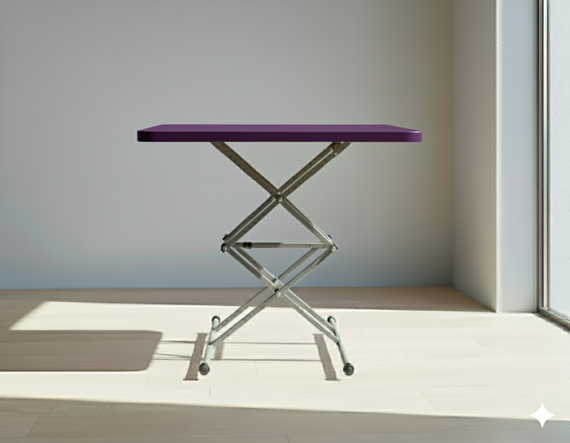 Foldable Height Adjustable Multi-Purpose Study Table – Portable & Space-Saving Desk